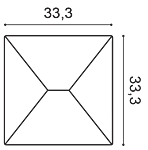Декоративная панель Orac W106 (33.3x33.3x2.9 см) в Ижевске