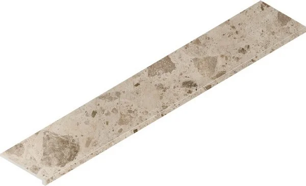 Керамогранит Italon Континуум Стоун Беж Ступень угловая правая 33х160 (Натуральная) в Ижевске