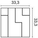 Декоративная панель Orac W102 (33.3x33.3x2.5 см) в Ижевске