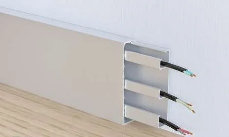 Алюминиевый плинтус Fezard Кабельный ALP-G80 Алюминий 80*15*2500 мм в Ижевске