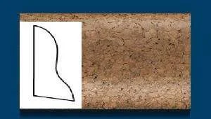 Плинтус пробковый ArtCorkDesing С 102 (Колер 9) 20x40x910 мм в Ижевске