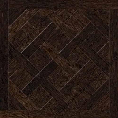 Модульный паркет Кочанелли Версаль Дуб Темный 600*600*15 мм фаска в Ижевске