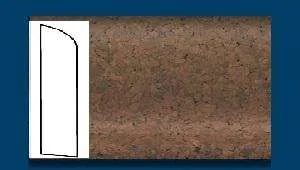 Плинтус пробковый ArtCorkDesing С 106 (Колер 11) 10х60х910 мм в Ижевске