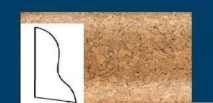 Плинтус пробковый ArtCorkDesing С 102 (Колер 8) 20x40x910 мм в Ижевске