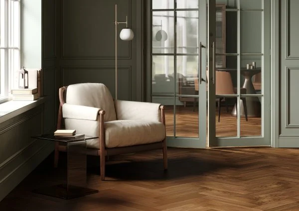 Паркетная доска Quartz Parquet Штучный паркет Орех Американский 44-400-29 в Ижевске