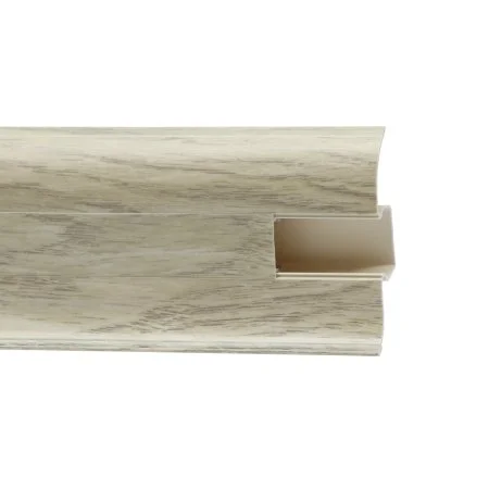 Пластиковый плинтус Royce №853 Дуб Супрема (58х22х2200мм) в Ижевске