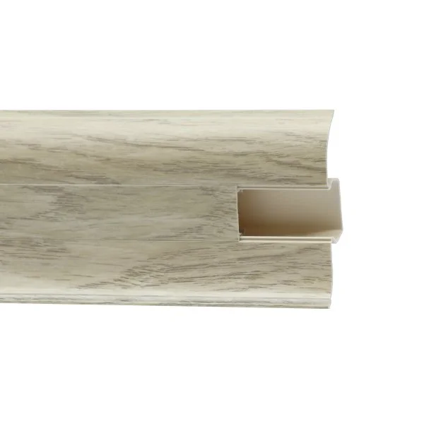 Пластиковый плинтус Royce №853 Дуб Супрема (58х22х2200мм) в Ижевске