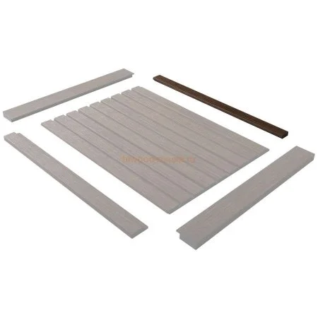 Финишный молдинг LF124B BR396 левый декорированный (31х12х2700мм) в Ижевске