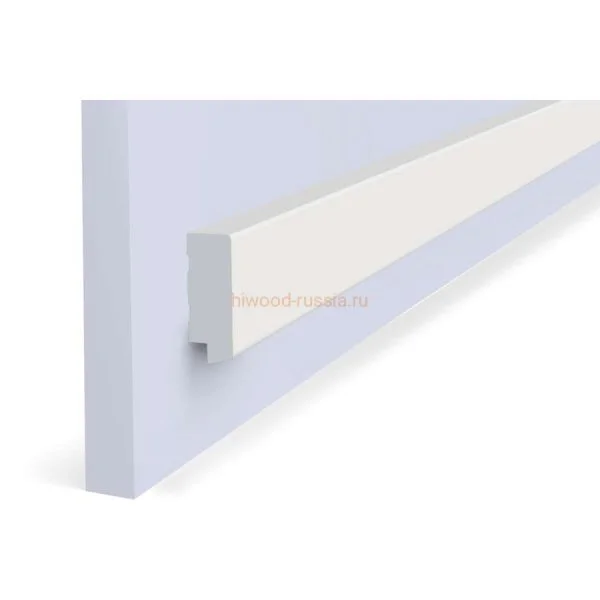 Финишный молдинг LF124B NP левый белый (31х12х2700мм) в Ижевске