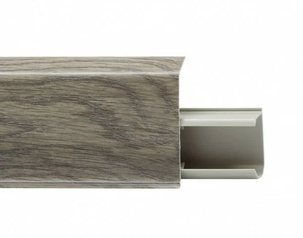 Пластиковый плинтус Royce №532 Дуб Рустикальный (55х23х2200мм) в Ижевске