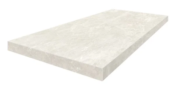 Керамогранит Coliseum Да Винчи Уайт Ступень угловая левая (Натуральный, 33х60) в Ижевске