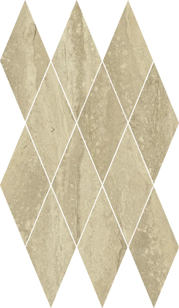 Керамогранит Italon Шарм Эдванс Травертино 28х48 мозаика Даймонд (Люкс) в Ижевске
