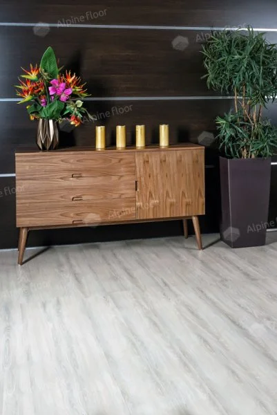 Кварц-виниловая плитка Alpine Floor Easy Line Дуб Снежный ЕСО 3-14 3 мм. 43 класс в Ижевске