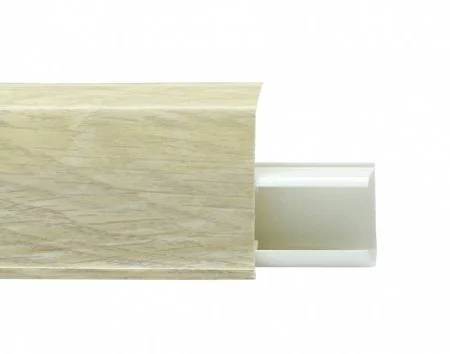 Пластиковый плинтус Royce №508 Серый Опем (55х23х2200мм) в Ижевске