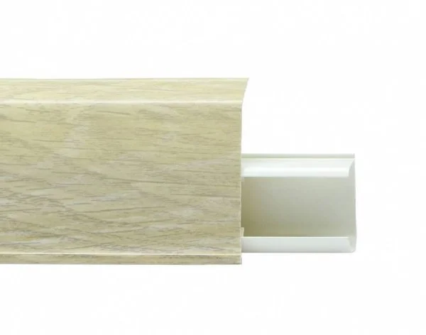 Пластиковый плинтус Royce №508 Серый Опем (55х23х2200мм) в Ижевске