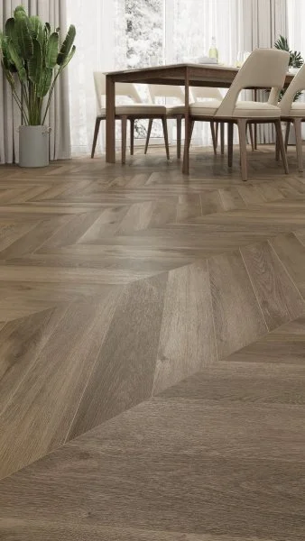 Кварц-виниловая плитка Alpine Floor Chevron Дуб Насыщенный ECO 20-4 (2,5 мм. 43 класс) в Ижевске