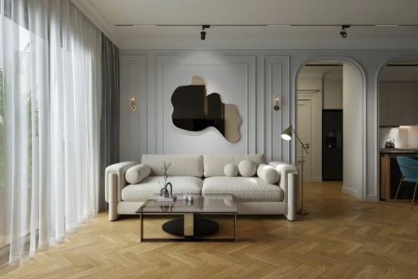 Паркетная доска Quartz Parquet Штучный паркет Вяз Кенигсберг 44-550-62 в Ижевске