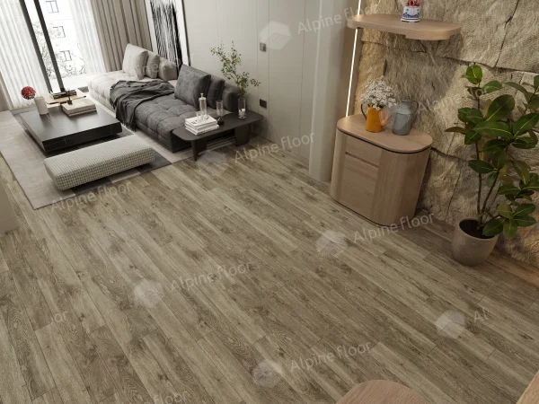 Каменно-полимерная плитка Alpine Floor Grand Sequoia Village Венге Грей ECO 11-807 4мм, 43 класс в Ижевске