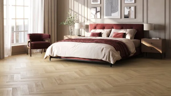 Паркетная доска Quartz Parquet Английская Ёлка Дуб Лимба 33-405 в Ижевске