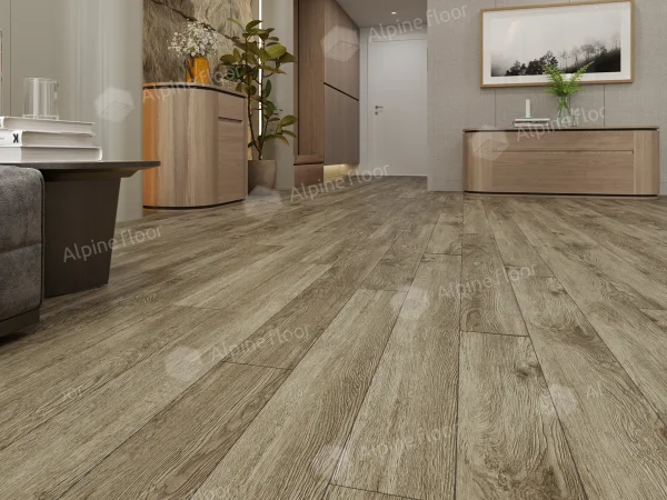 Каменно-полимерная плитка Alpine Floor Grand Sequoia Village Венге Грей ECO 11-807 4мм, 43 класс в Ижевске