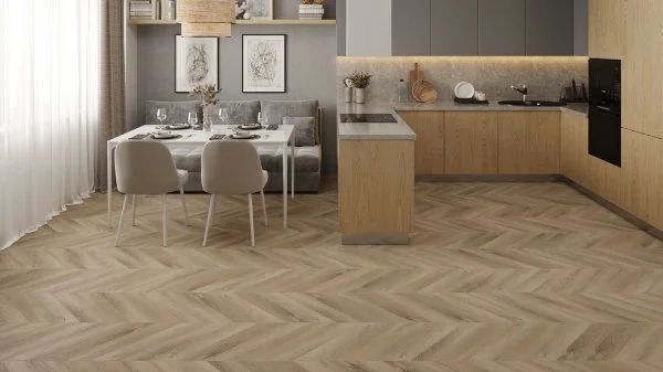 Кварц-виниловая плитка Alpine Floor Chevron Дуб Синистра ECO 20-6 (2,5 мм. 43 класс) в Ижевске