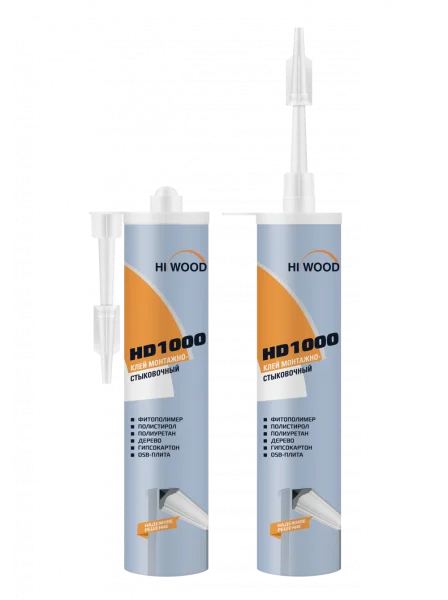 Монтажно-стыковочный клей HiWood HD1000 Белый 280 ml в Ижевске