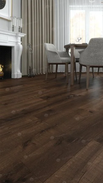 Каменно-полимерная плитка Alpine Floor Real Wood Дуб Мокка ECO 2-2, 6 мм 43 класс в Ижевске