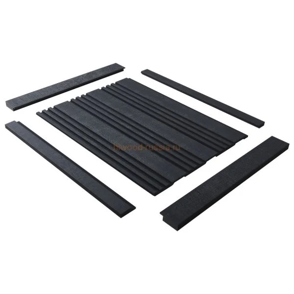 Финишный молдинг LF124B BK114K левый декорированный (31х12х2700мм) в Ижевске