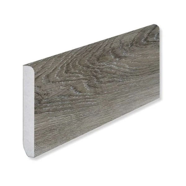 Кварцевый плинтус Fargo 366-1B Дуб Рустик Серый градиент 80х11х2200 мм в Ижевске