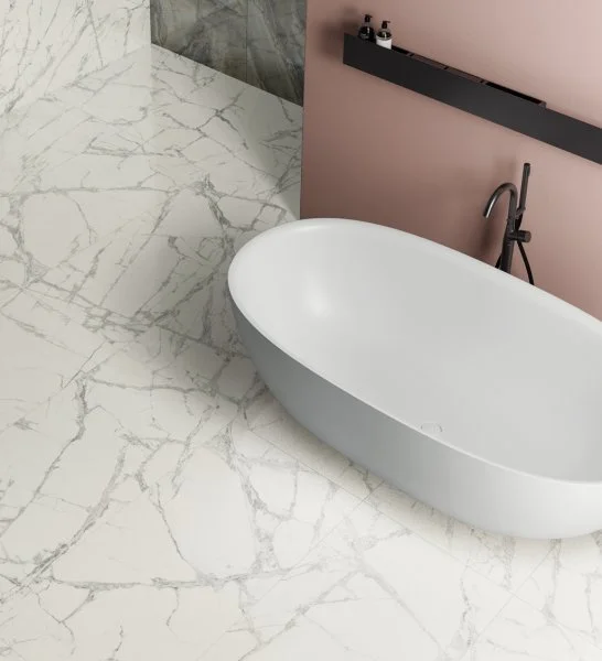 Керамогранит Italon Шарм Делюкс Инвизибл Уайт 60х120 (Паттинированная и реттифицированная) в Ижевске