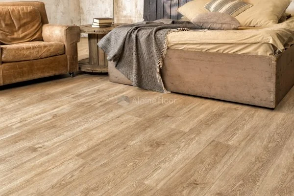 Каменно-полимерная плитка Alpine Floor Grand Sequoia Секвоя Миндаль ECO 11-6, 4мм 43 класс в Ижевске