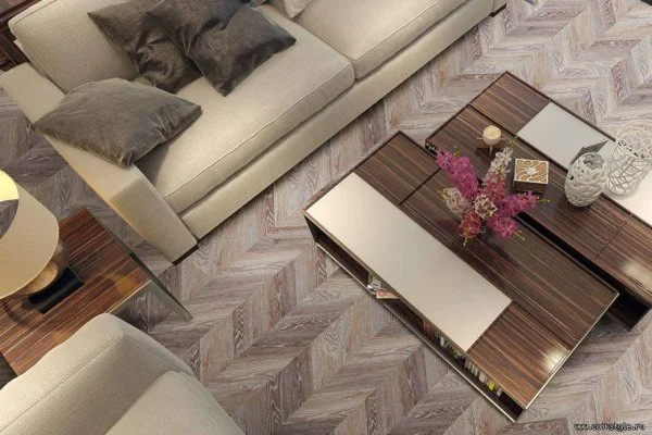 Пробковое покрытие CorkStyle Chevron Brown (1235*305*6 мм) HC в Ижевске