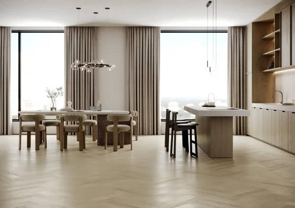 Паркетная доска Quartz Parquet Английская Ёлка Дуб Испанский 33-404 в Ижевске