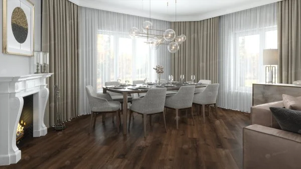 Каменно-полимерная плитка Alpine Floor Real Wood Дуб Мокка ECO 2-2, 6 мм 43 класс в Ижевске