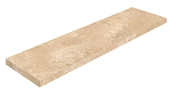 Керамогранит Coliseum Аурелия Беж Ступень угловая левая (Натуральный, 33х120) в Ижевске