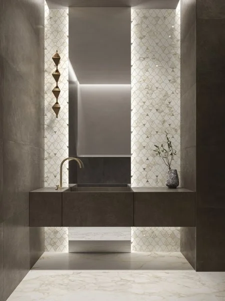 Керамогранит Italon Этернум Каррара Мозаика Вертекс 25.8х30 (Натуральная) в Ижевске