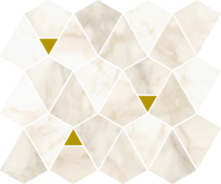 Керамогранит Italon Этернум Каррара Мозаика Вертекс 25.8х30 (Натуральная) в Ижевске