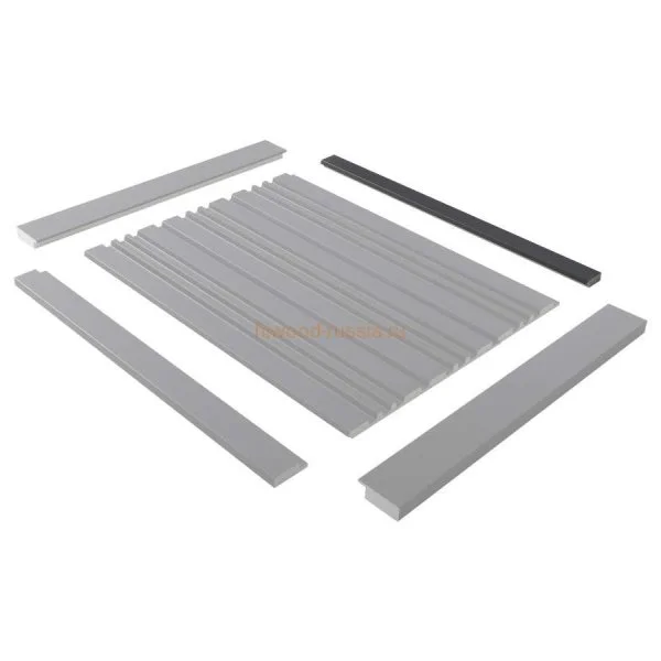 Финишный молдинг LF124B GR3 левый декорированный (31х12х2700мм) в Ижевске