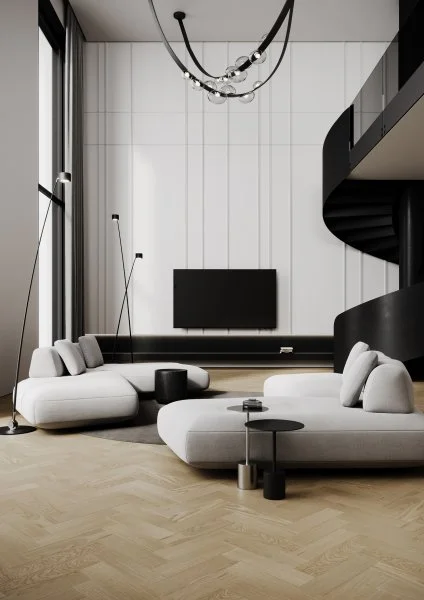 Паркетная доска Quartz Parquet Штучный паркет Дуб Бисквитный 44-1258-07 в Ижевске