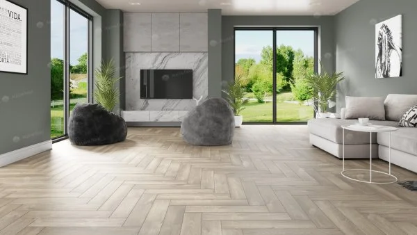 Кварц-виниловая плитка Alpine Floor Parquet Дуб Натуральный Отбеленный ЕСО 16-5 2.5 мм. 43 класс в Ижевске