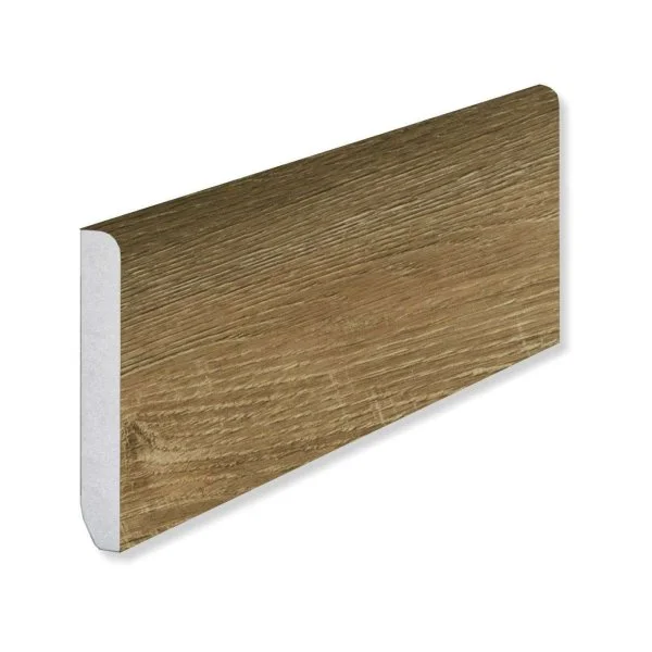 Кварцевый плинтус Fargo 61W921 Дуб Прага градиент 80х11х2200 мм в Ижевске