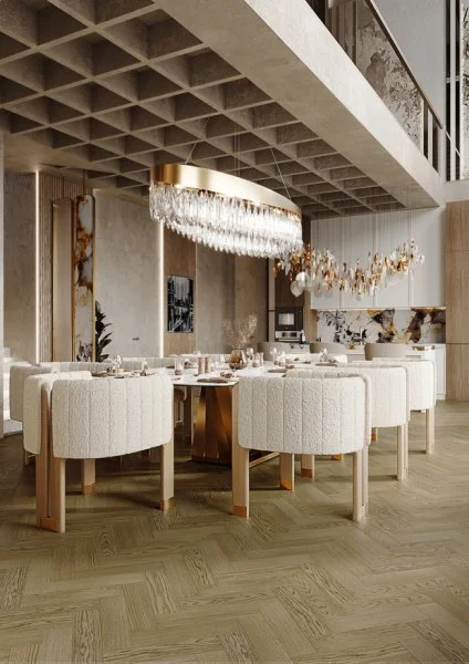 Паркетная доска Quartz Parquet Штучный паркет Дуб Конго 44-1258-54 в Ижевске