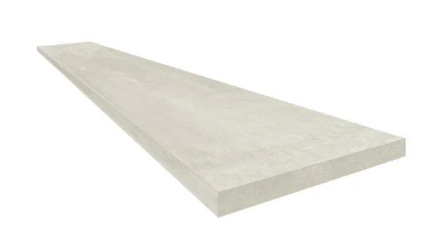 Керамогранит Coliseum Экспо Уайт Ступень угловая правая (Натуральный, 33х60) в Ижевске