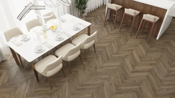 Кварц-виниловая плитка Alpine Floor Chevron Дуб Насыщенный ECO 20-4 (2,5 мм. 43 класс) в Ижевске