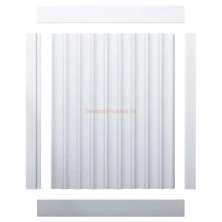 Финишный молдинг LF124A NP правый белый (42х12х2700мм) в Ижевске