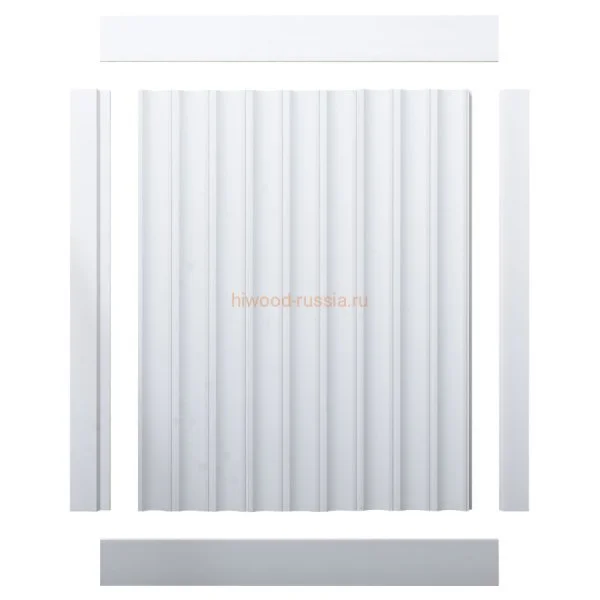 Финишный молдинг LF124A NP правый белый (42х12х2700мм) в Ижевске