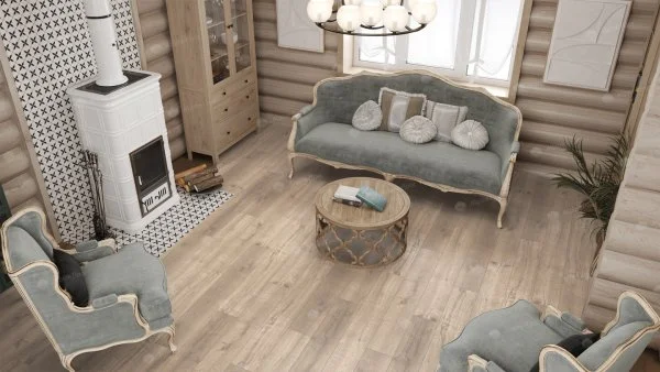 Каменно-полимерная плитка Alpine Floor Real Wood Дуб Натуральный ECO 2-5, 6 мм 43 класс в Ижевске