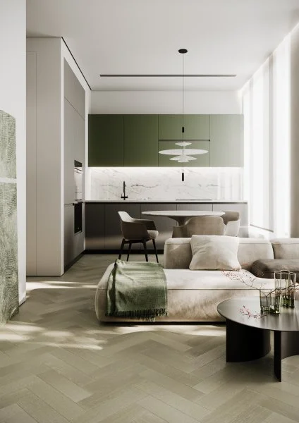 Паркетная доска Quartz Parquet Штучный паркет Дуб Лунный 44-1258-08 в Ижевске