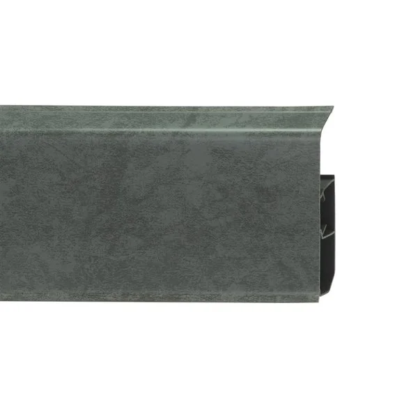 Пластиковый плинтус Royce №340 Мрамор Тёмный (80х24х2200мм) в Ижевске