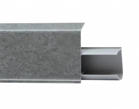 Пластиковый плинтус Royce №551 Грей (55х23х2200мм) в Ижевске